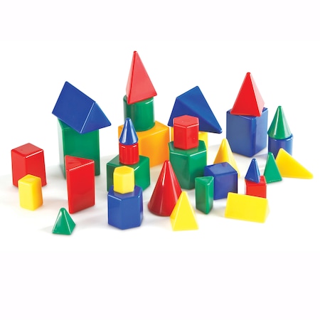 Learning Resources Mini GeoSolids, 32 Pieces 0913